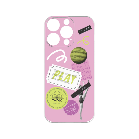 Premium Panel［ Playful sticker - Dusty Pink ］