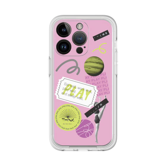 Premium Panel［ Playful sticker - Dusty Pink ］