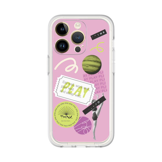 Premium Panel［ Playful sticker - Dusty Pink ］