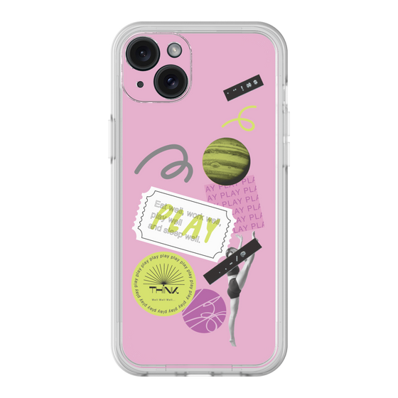Premium Panel［ Playful sticker - Dusty Pink ］