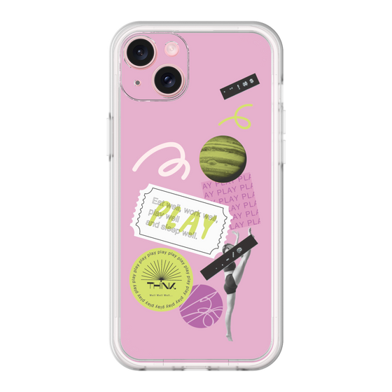 Premium Panel［ Playful sticker - Dusty Pink ］