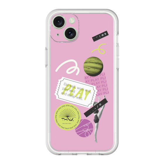 Premium Panel［ Playful sticker - Dusty Pink ］