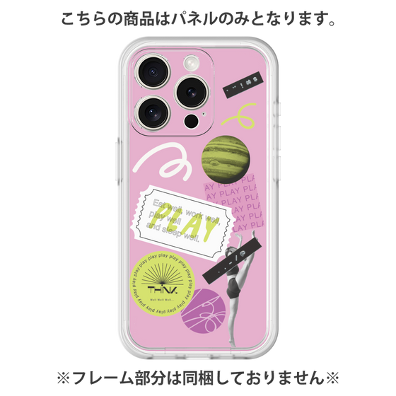 Premium Panel［ Playful sticker - Dusty Pink ］