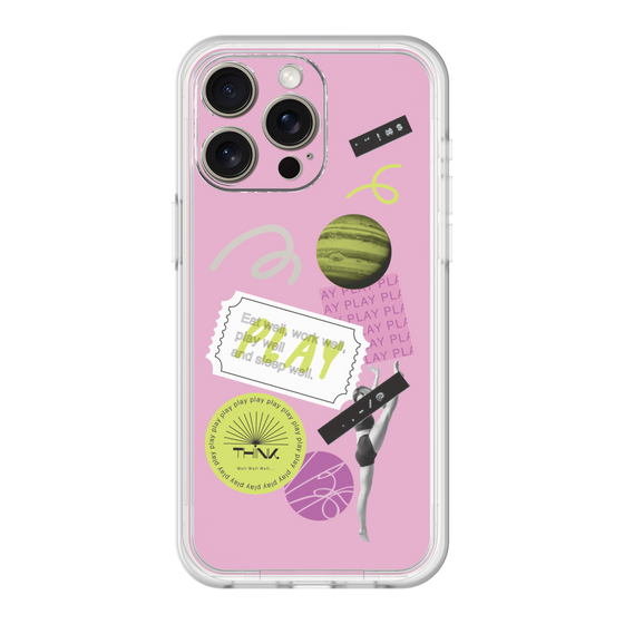 Premium Panel［ Playful sticker - Dusty Pink ］