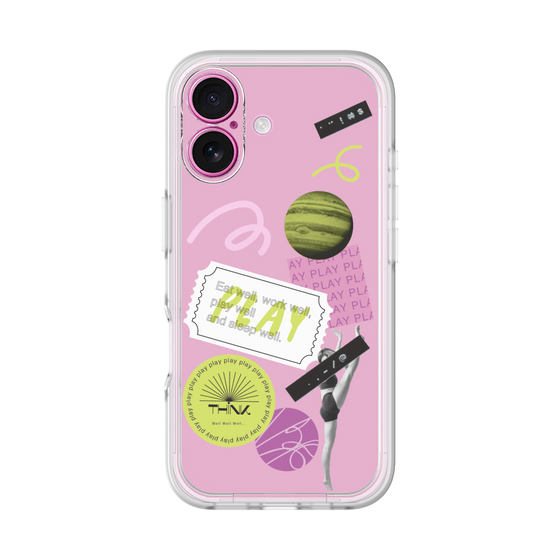 Premium Panel［ Playful sticker - Dusty Pink ］