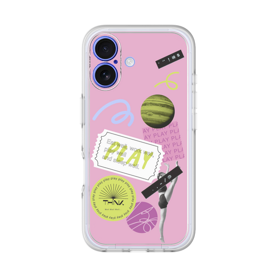 Premium Panel［ Playful sticker - Dusty Pink ］