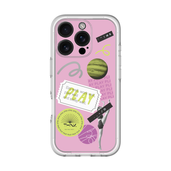 Premium Panel［ Playful sticker - Dusty Pink ］