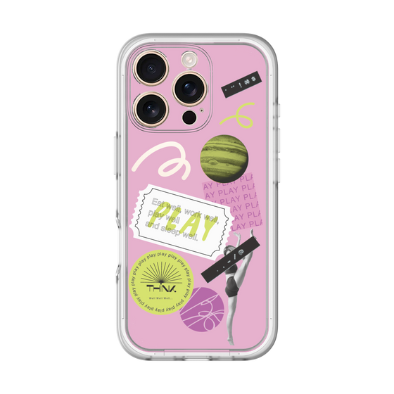 Premium Panel［ Playful sticker - Dusty Pink ］