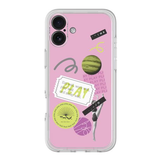 Premium Panel［ Playful sticker - Dusty Pink ］