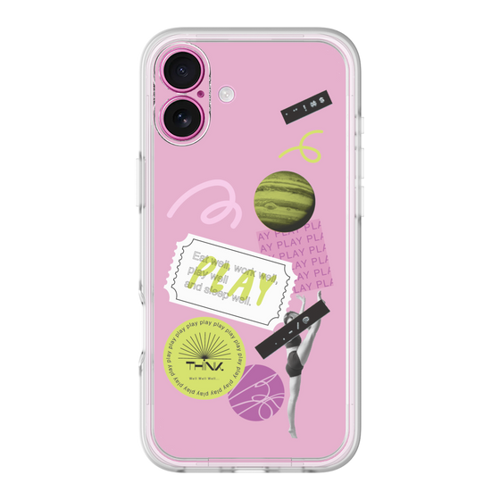 Premium Panel［ Playful sticker - Dusty Pink ］