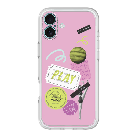 Premium Panel［ Playful sticker - Dusty Pink ］