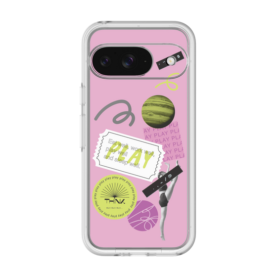 Premium Panel［ Playful sticker - Dusty Pink ］