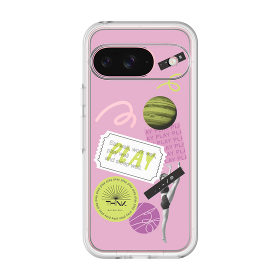 Premium Panel［ Playful sticker - Dusty Pink ］