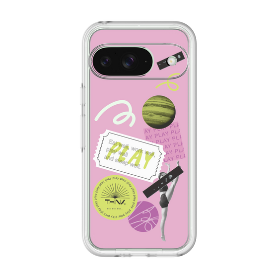 Premium Panel［ Playful sticker - Dusty Pink ］