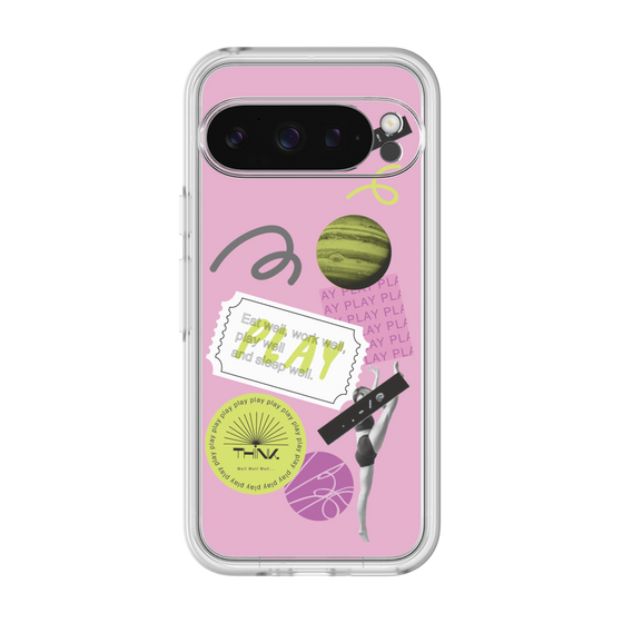 Premium Panel［ Playful sticker - Dusty Pink ］