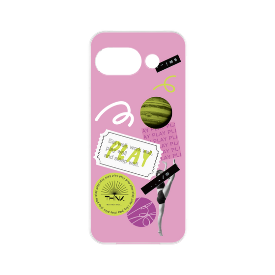 Premium Panel［ Playful sticker - Dusty Pink ］
