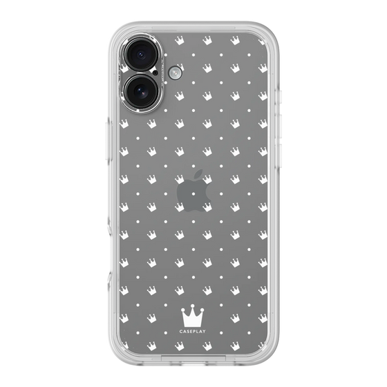 Premium Panel［ CASEPLAY Crown Dots White ］