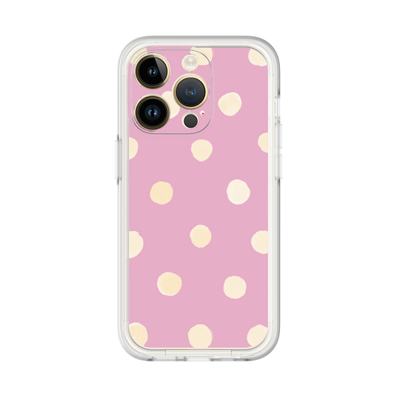 Premium Panel［ Watercolor Dots Retro Color - Pink ］