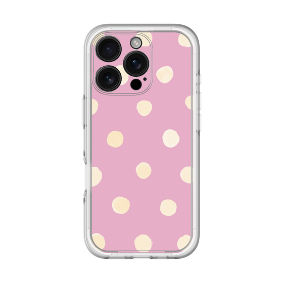 Premium Panel［ Watercolor Dots Retro Color - Pink ］
