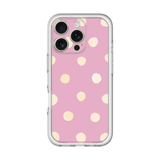 Premium Panel［ Watercolor Dots Retro Color - Pink ］