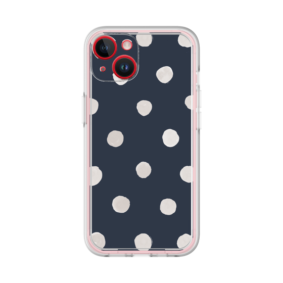 Premium Panel［ Watercolor Dots Retro Color - Navy ］