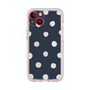 Premium Panel［ Watercolor Dots Retro Color - Navy ］