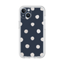 Premium Panel［ Watercolor Dots Retro Color - Navy ］