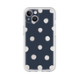 Premium Panel［ Watercolor Dots Retro Color - Navy ］