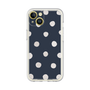 Premium Panel［ Watercolor Dots Retro Color - Navy ］