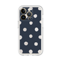 Premium Panel［ Watercolor Dots Retro Color - Navy ］