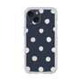 Premium Panel［ Watercolor Dots Retro Color - Navy ］