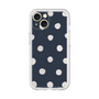 Premium Panel［ Watercolor Dots Retro Color - Navy ］