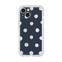 Premium Panel［ Watercolor Dots Retro Color - Navy ］