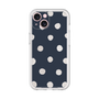 Premium Panel［ Watercolor Dots Retro Color - Navy ］