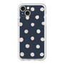 Premium Panel［ Watercolor Dots Retro Color - Navy ］