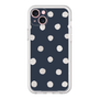 Premium Panel［ Watercolor Dots Retro Color - Navy ］