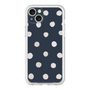 Premium Panel［ Watercolor Dots Retro Color - Navy ］