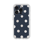 Premium Panel［ Watercolor Dots Retro Color - Navy ］
