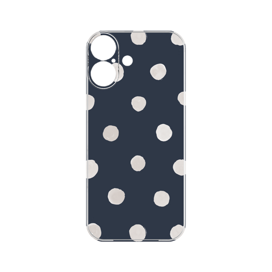 Premium Panel［ Watercolor Dots Retro Color - Navy ］