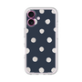 Premium Panel［ Watercolor Dots Retro Color - Navy ］