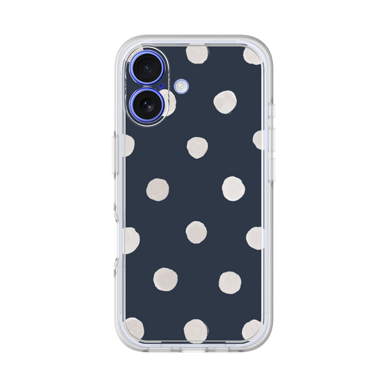 Premium Panel［ Watercolor Dots Retro Color - Navy ］
