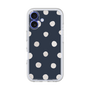 Premium Panel［ Watercolor Dots Retro Color - Navy ］