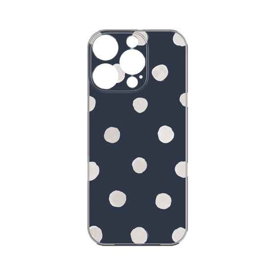 Premium Panel［ Watercolor Dots Retro Color - Navy ］