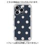 Premium Panel［ Watercolor Dots Retro Color - Navy ］