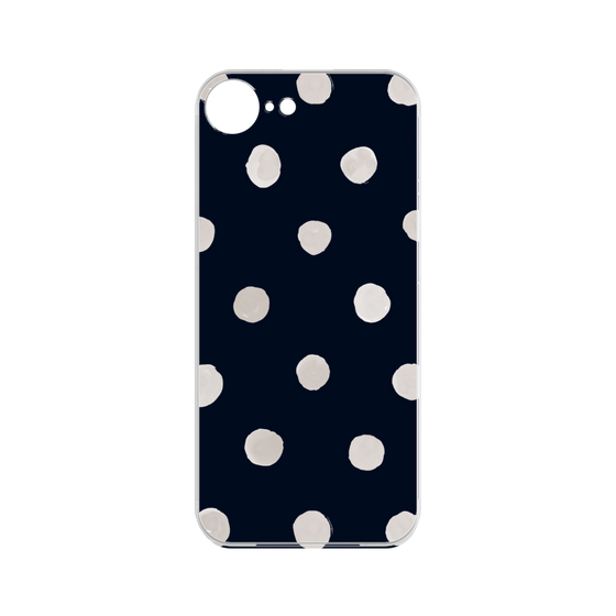 Premium Panel［ Watercolor Dots Retro Color - Navy ］
