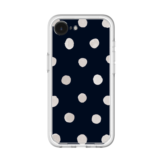 Premium Panel［ Watercolor Dots Retro Color - Navy ］