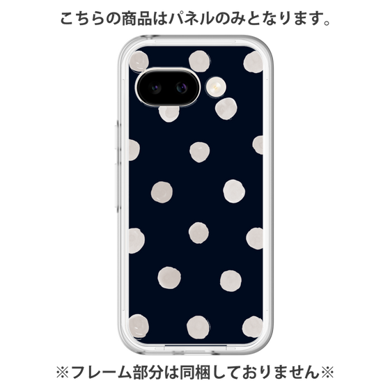 Premium Panel［ Watercolor Dots Retro Color - Navy ］