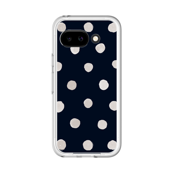 Premium Panel［ Watercolor Dots Retro Color - Navy ］