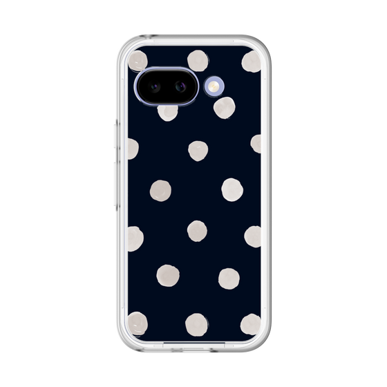 Premium Panel［ Watercolor Dots Retro Color - Navy ］