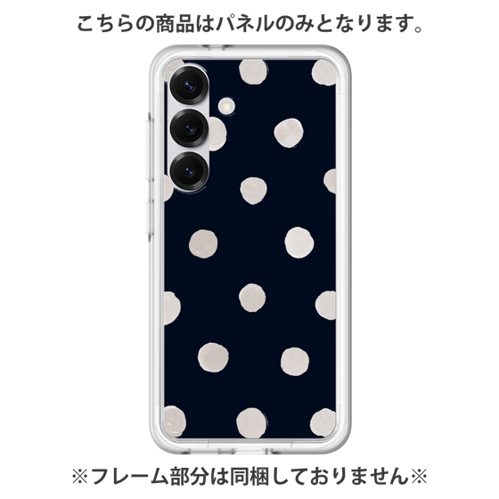 Premium Panel［ Watercolor Dots Retro Color - Navy ］